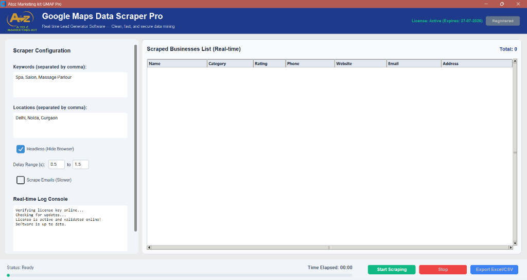 GMAP Pro Software Dashboard Mockup